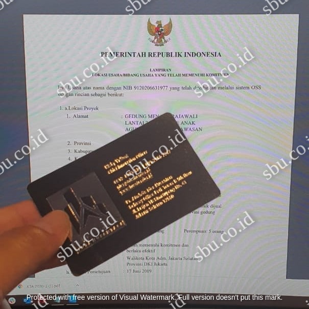 Arsip sertifikat konstruksi 2020 sebagai bukti historical portfolio Atrahdis