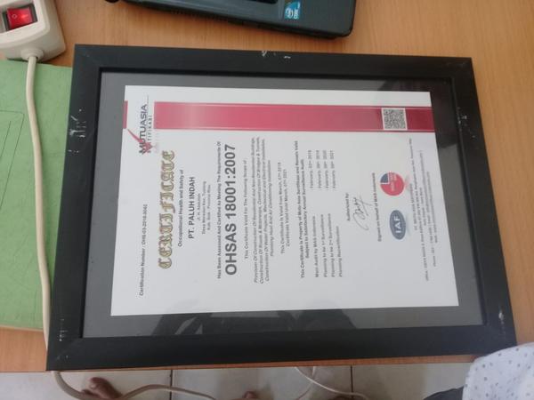 Contoh SBU yang berhasil diterbitkan Atrahdis